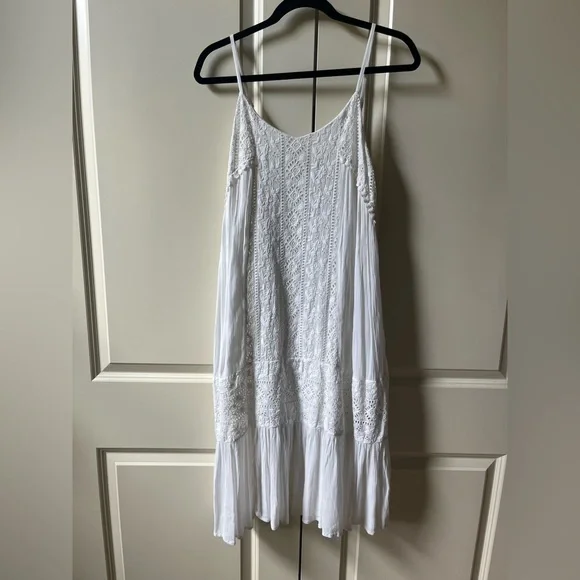 Sundance Magnolia Blossom Dress White - Size M - Picture 2 of 9
